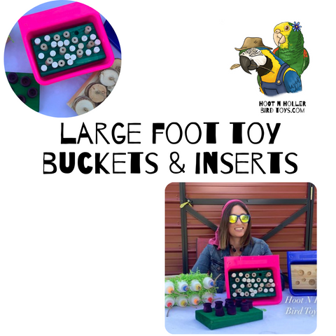 Foot Toy Buckets & Inserts