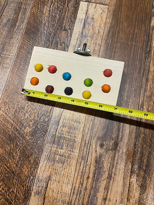 Medium Gumball Forager Platform Perch | Platform Perch for Small and Medium Sized Birds