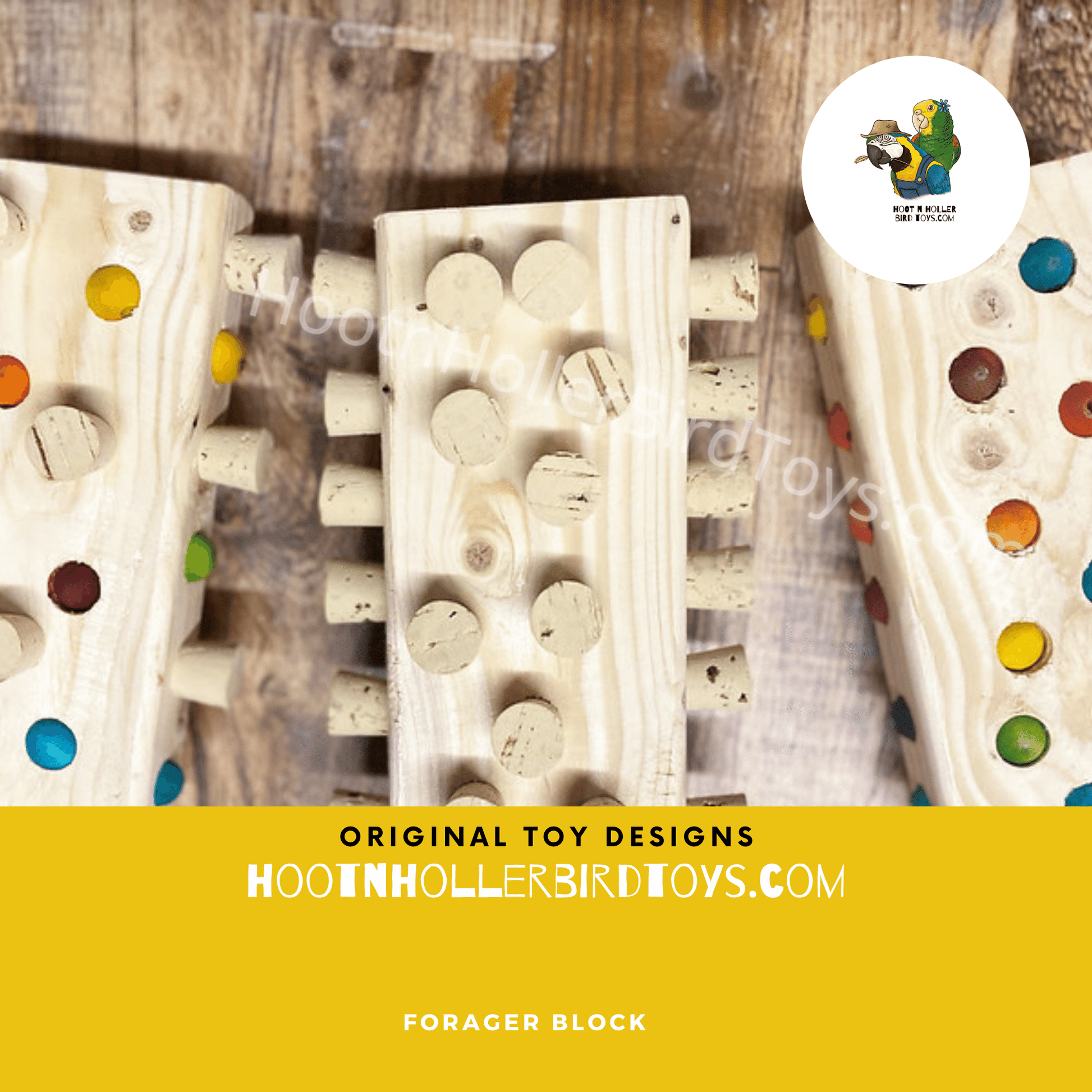 Original Gumball Forager | Preorder | Foraging Bird Toy