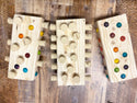 Hanging Gumball Forager Block | Cork, Beads or Both! | Best Seller Bird Toy
