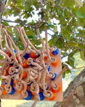 Small Knots Preener Wall | Preening Rope Bird Toy